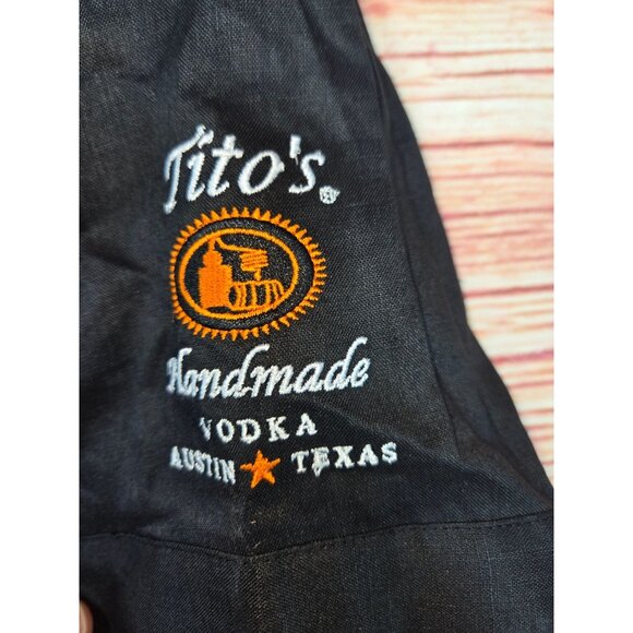 Mojito Collection Titos Handmade Vodka Guayabera Shirt Large NWT - Picture 6 of 7